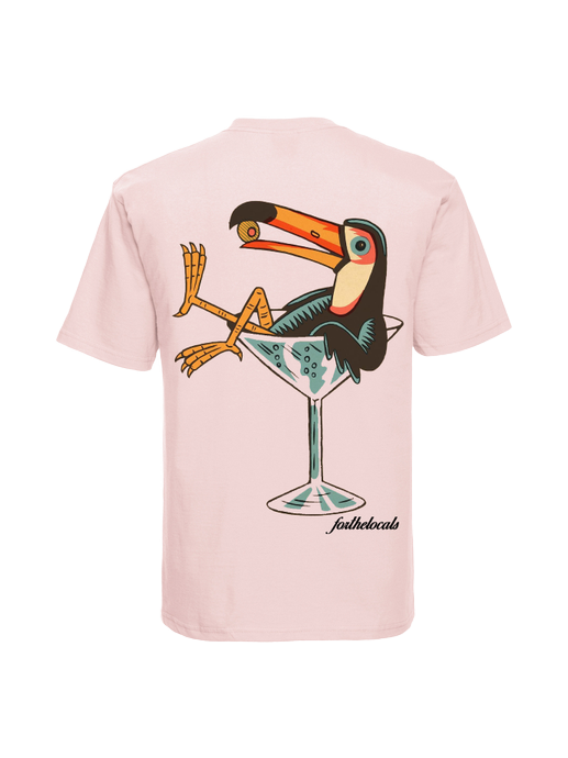 toucan tee (pink)