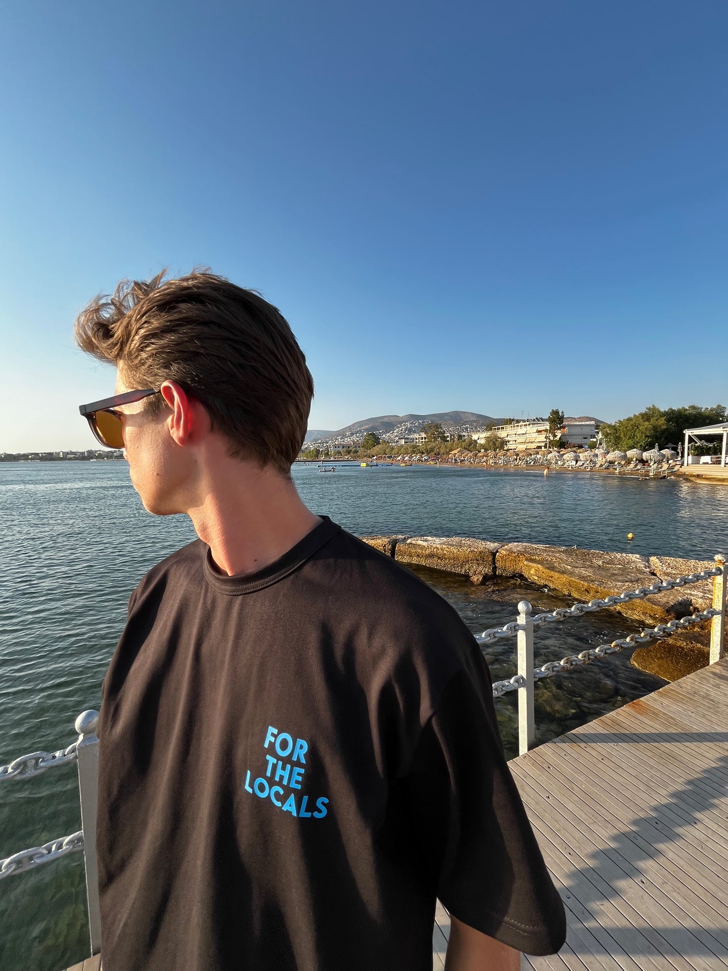 WAVES oversized tee (black)