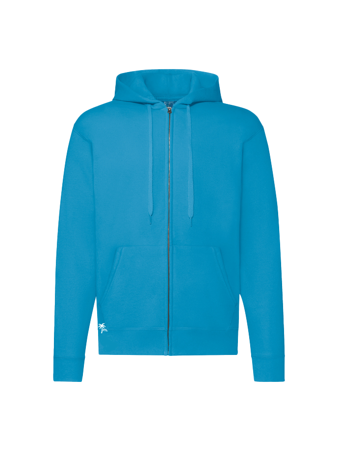 Vouliagmeni Zip-Up (Azure Blue)