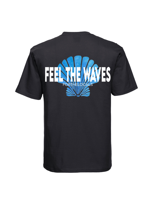 WAVES oversized tee (black)