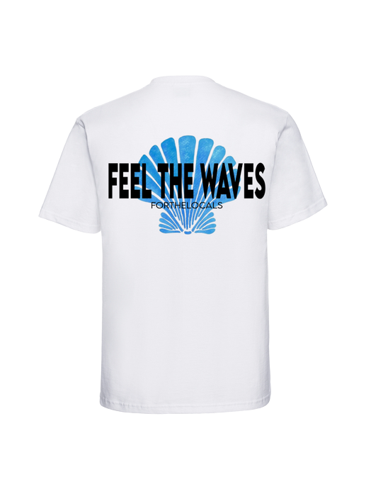 WAVES oversized tee (white)